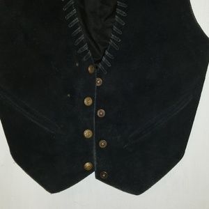 Genuine leather vest